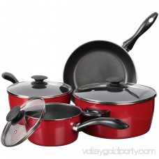 Sunbeam Armington 7-Piece Cookware Set, Red 551616174